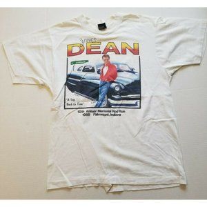 The 10th Annual 1989 James Dean Run Fairmount, IN T-shirt, Mens Large